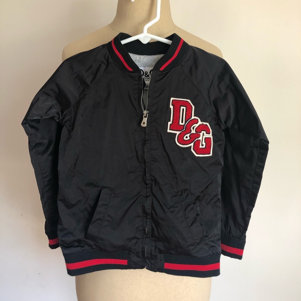 Gently used boys D&G Junior baseball jacket